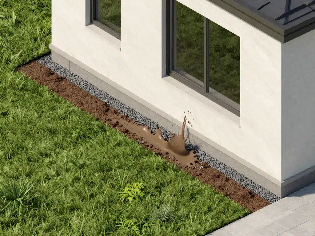 diagramme bande de propreté maison contre humidité