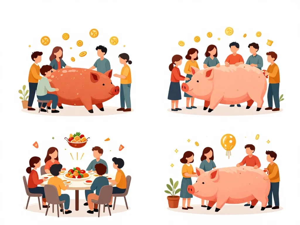 cochon grillé à domicile prix comparaison nombres invités