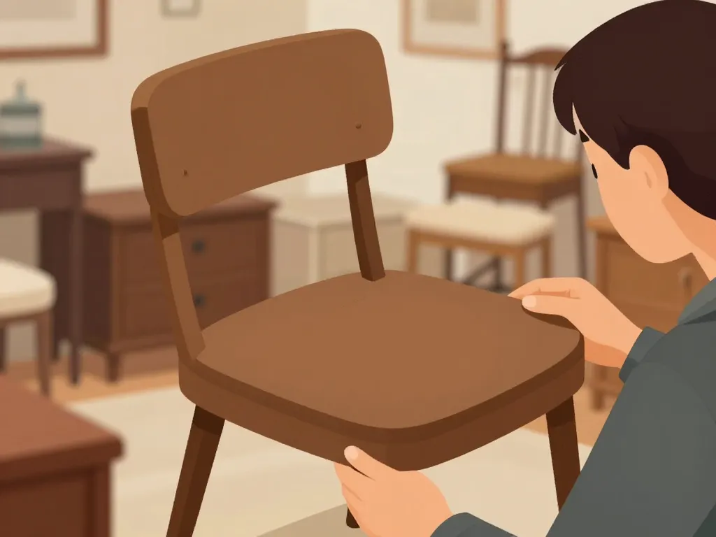 comment reconnaître une vraie chaise Baumann détails d'identification joints courbes marquage