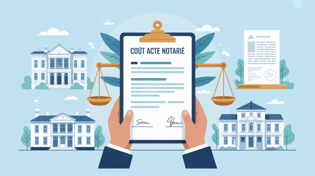 coût d'un acte notarié pour une servitude visuel professionnel