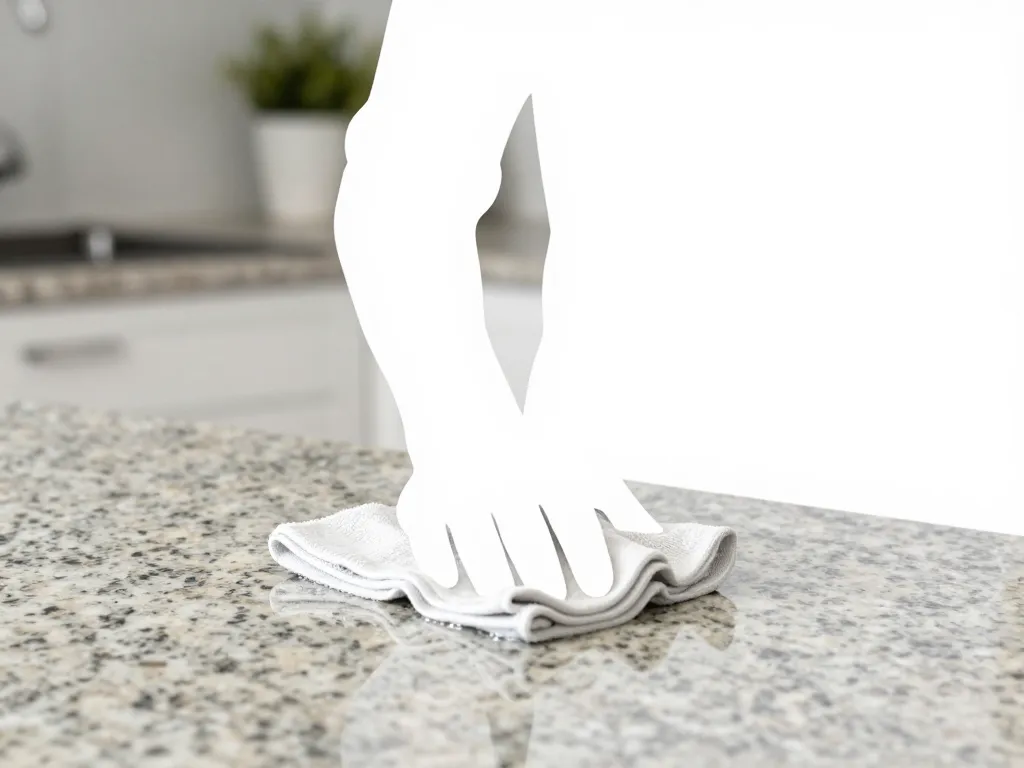 Entretien plan de travail granit gestes quotidiens nettoyage