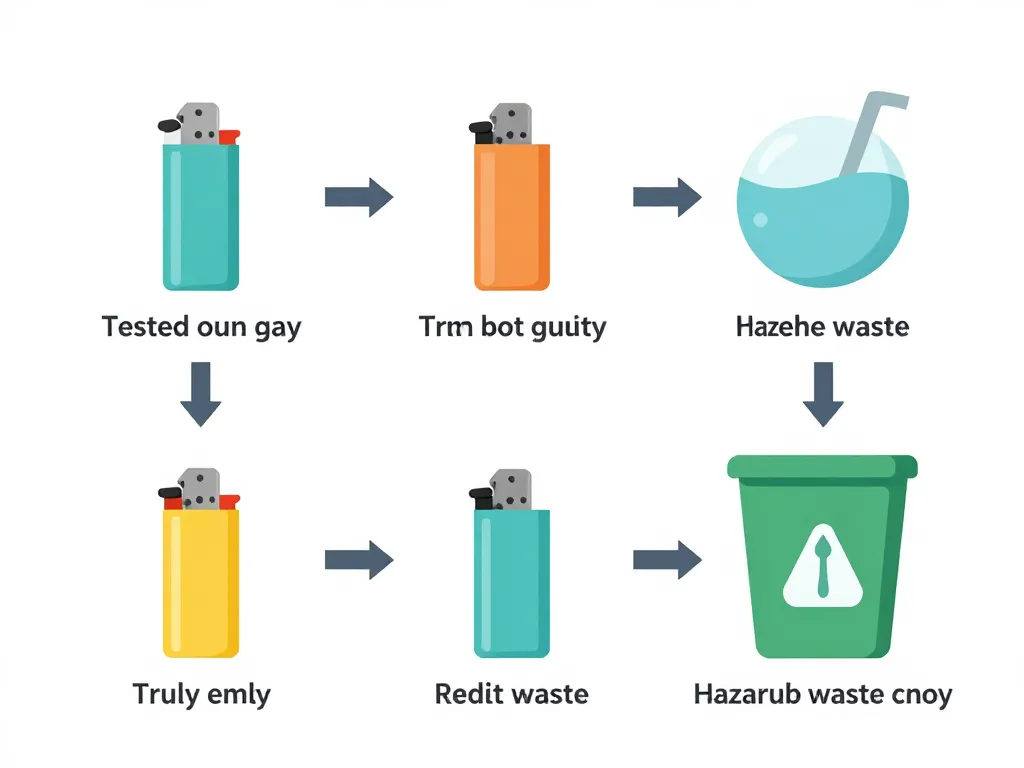 ou jeter briquet étape tri sécurisé