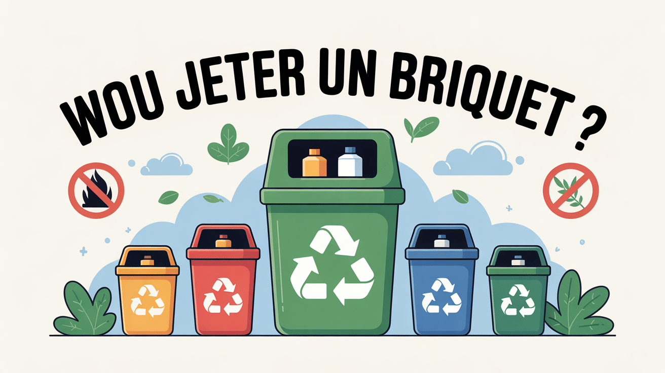 ou jeter briquet types bacs sécurisé