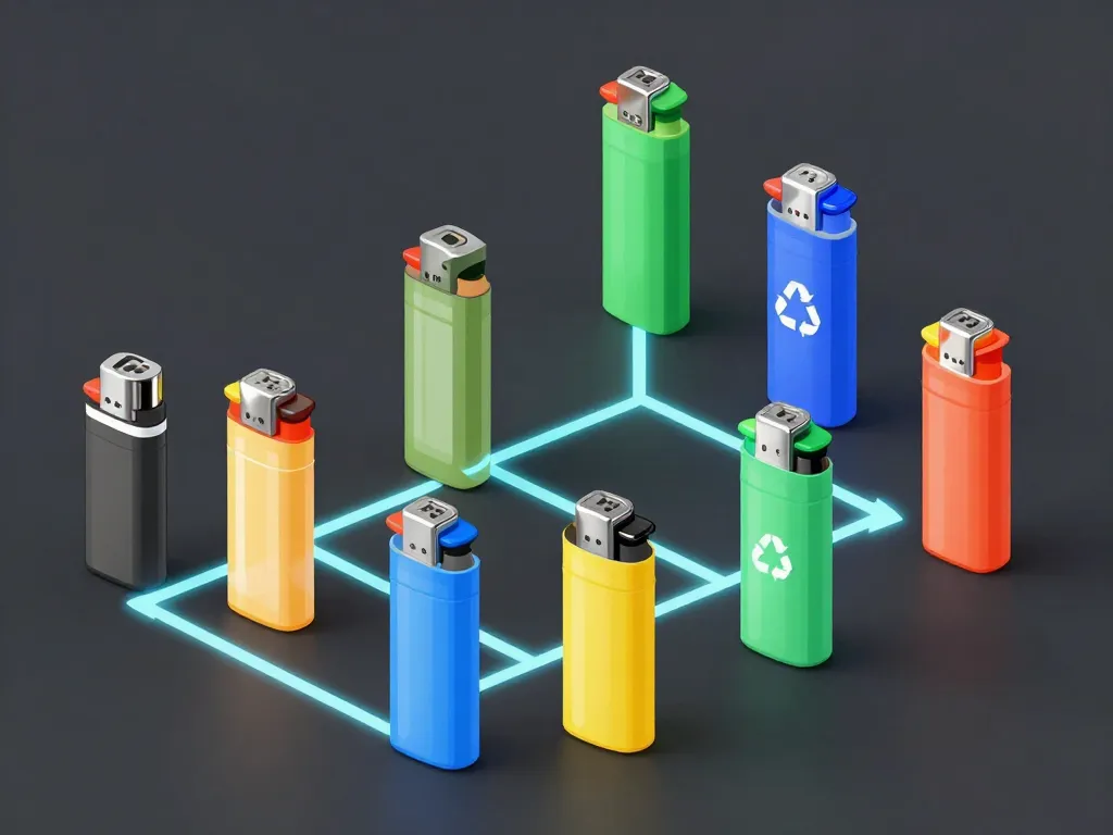 ou jeter briquet tri selon type