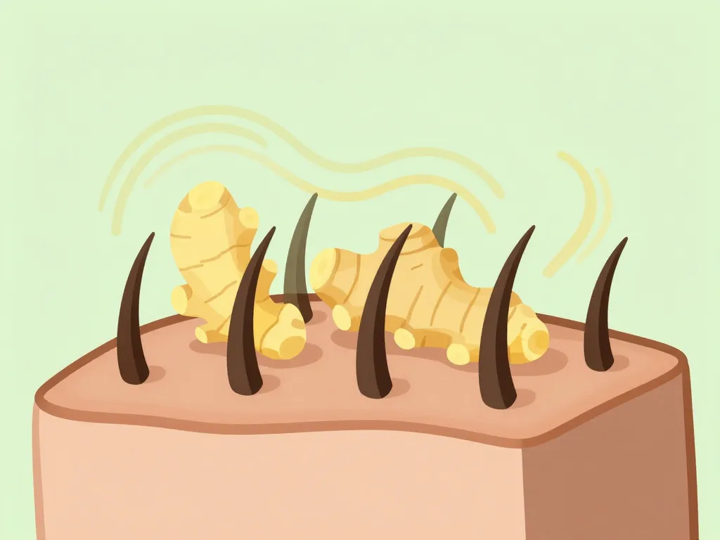 Shampoing gingembre repousse cheveux avis stimulation cuir chevelu