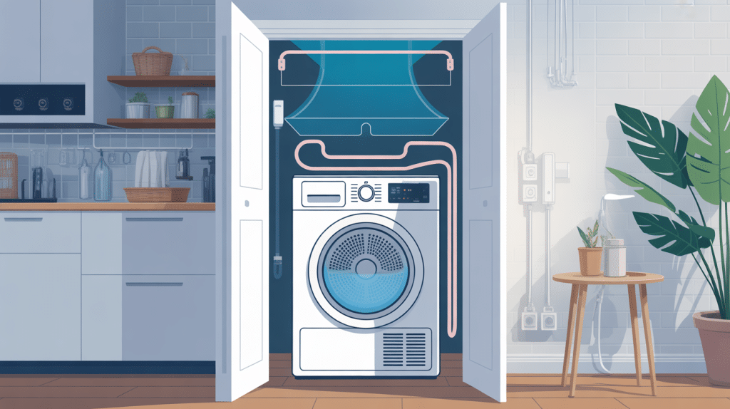 installation idéale branchement d'un sèche linge