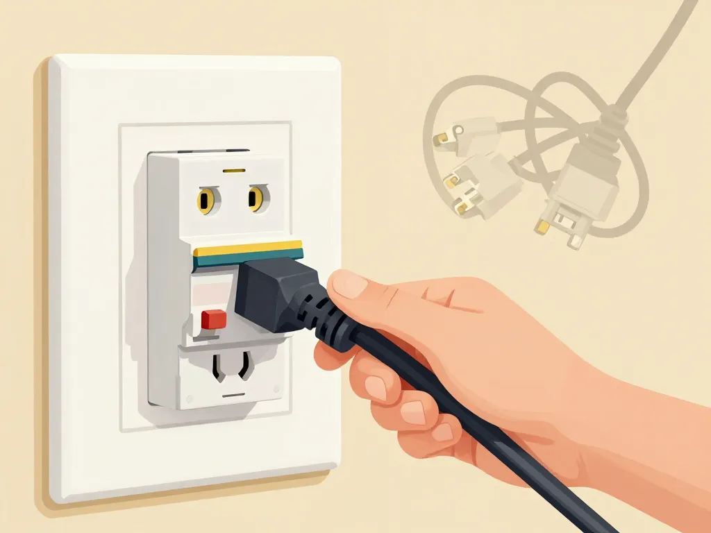 raccordement électrique sécurisé branchement d'un sèche linge