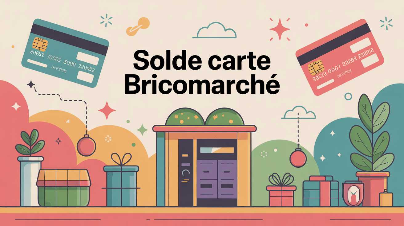 comment savoir combien j'ai sur ma carte bricomarché illustration types de cartes