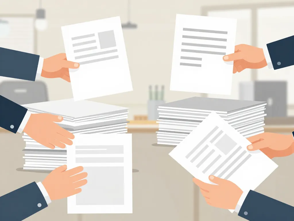 dechet tactile manipulation papier bureau