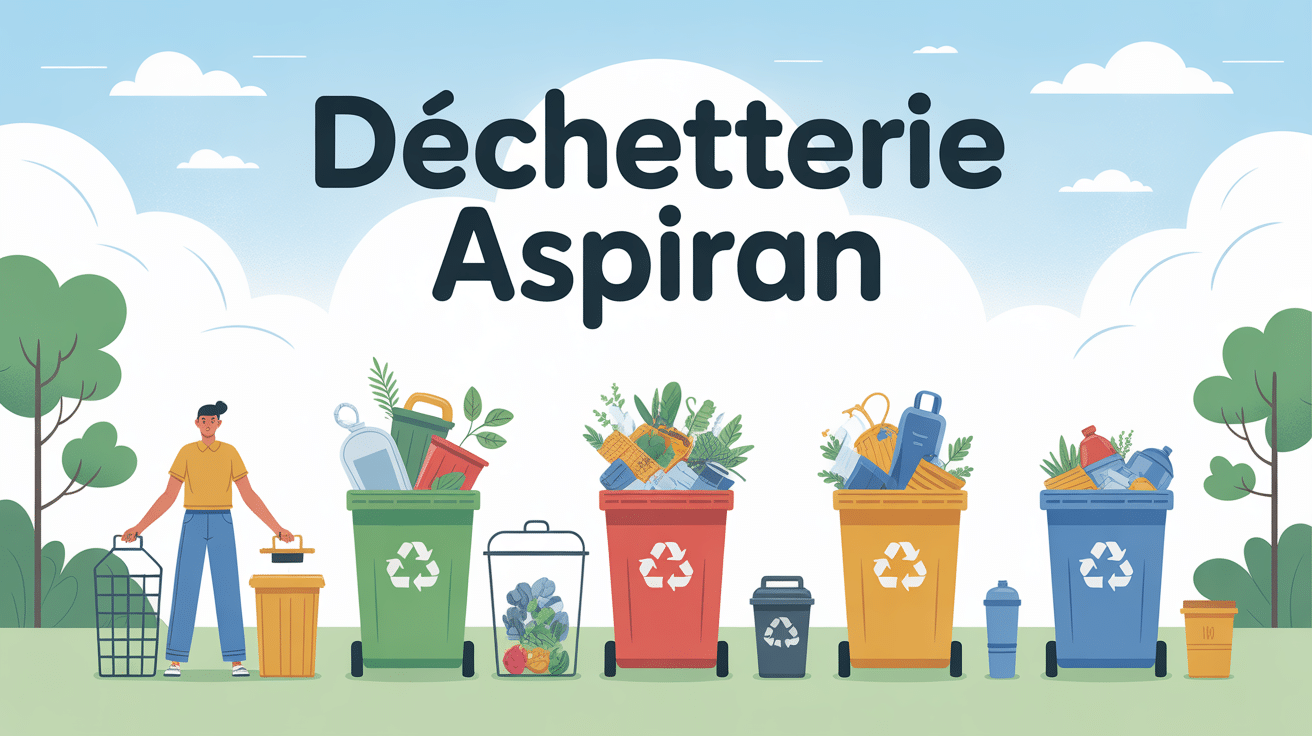 organisation moderne dechetterie aspiran tri déchets