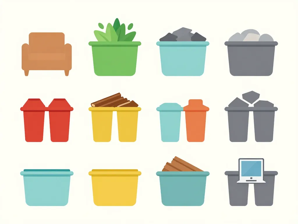 Déchets acceptés et refusés tri à la déchetterie Longuenesse