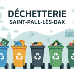 Gestion et tri des déchets à la déchetterie Saint Paul les Dax