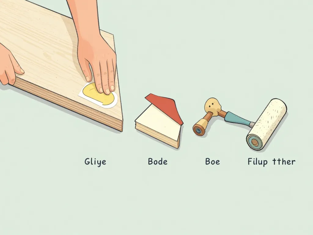 Étapes coller chant plan de travail pro