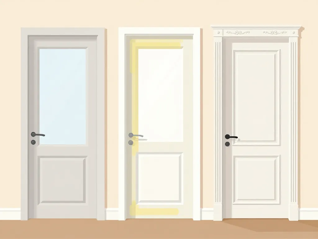 habillage comment cacher un encadrement de porte peinture moulures adhésifs