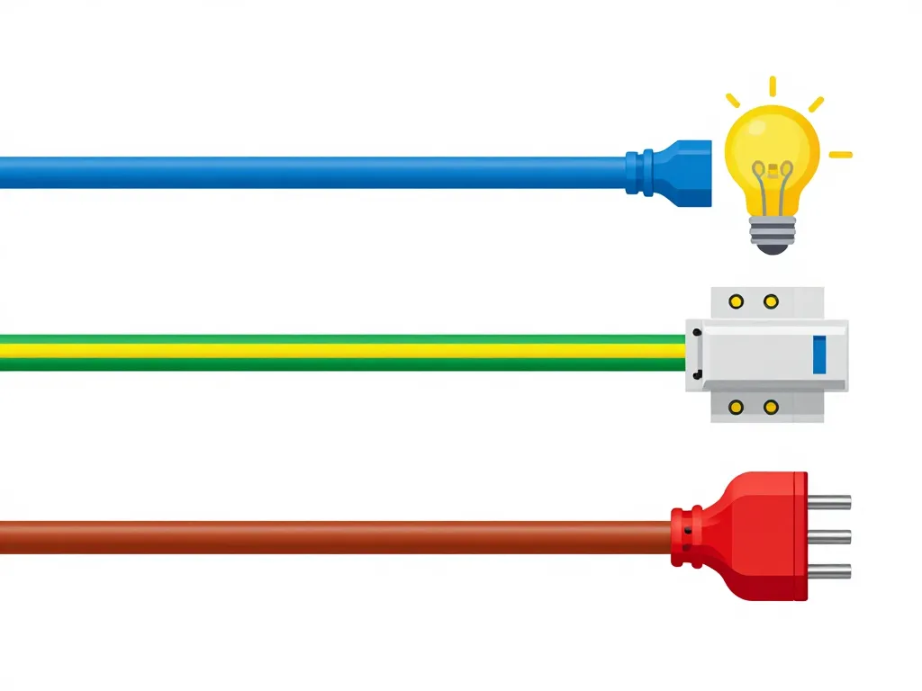 Le fil neutre est de quelle couleur repère visuel fils électriques