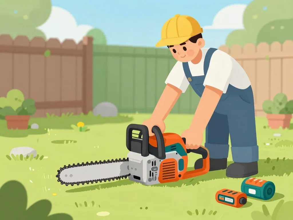 utilisation sécurisée mini tronçonneuse batterie entretien