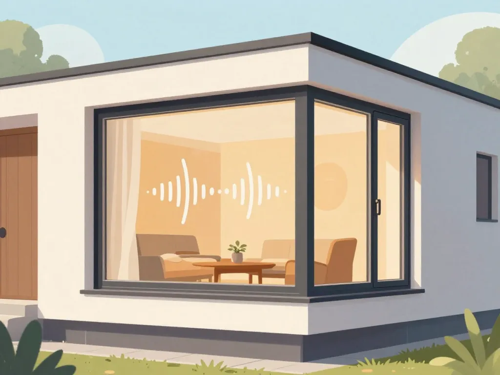 Illustration du confort et de l’isolation des fenêtres Kömmerling