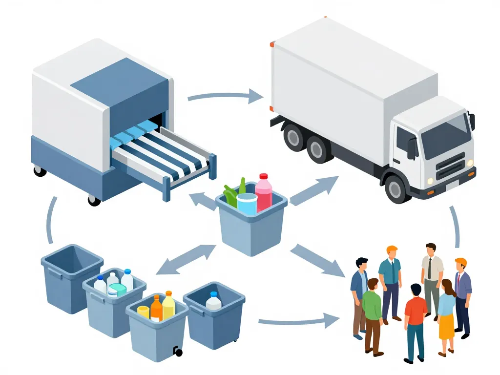 Diagramme optimisation recyclage bouteille plastique tarif