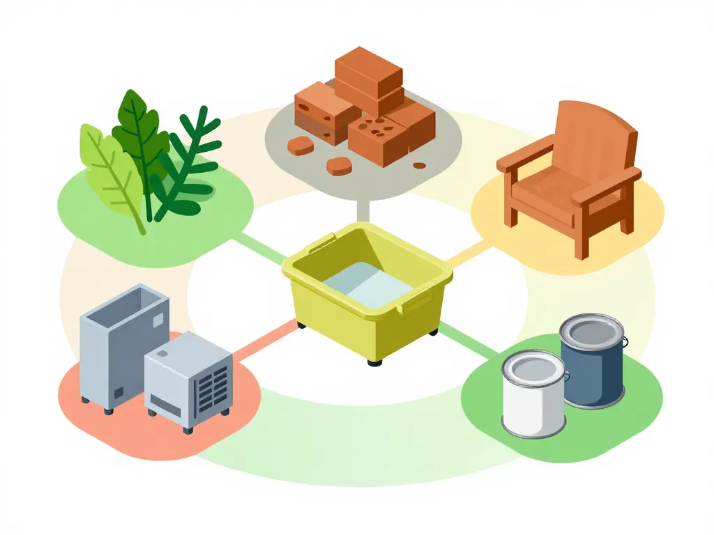 types déchets acceptés déchetterie bailleul schéma