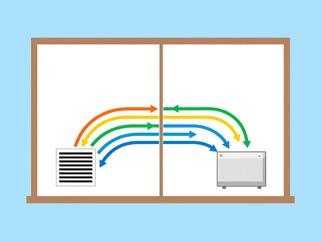 Diagramme des différences VMC double flux ou simple flux