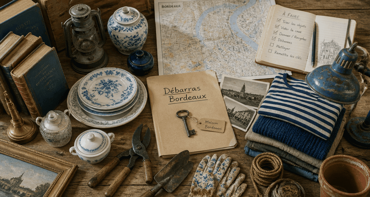 debarras bordeaux table objets anciens