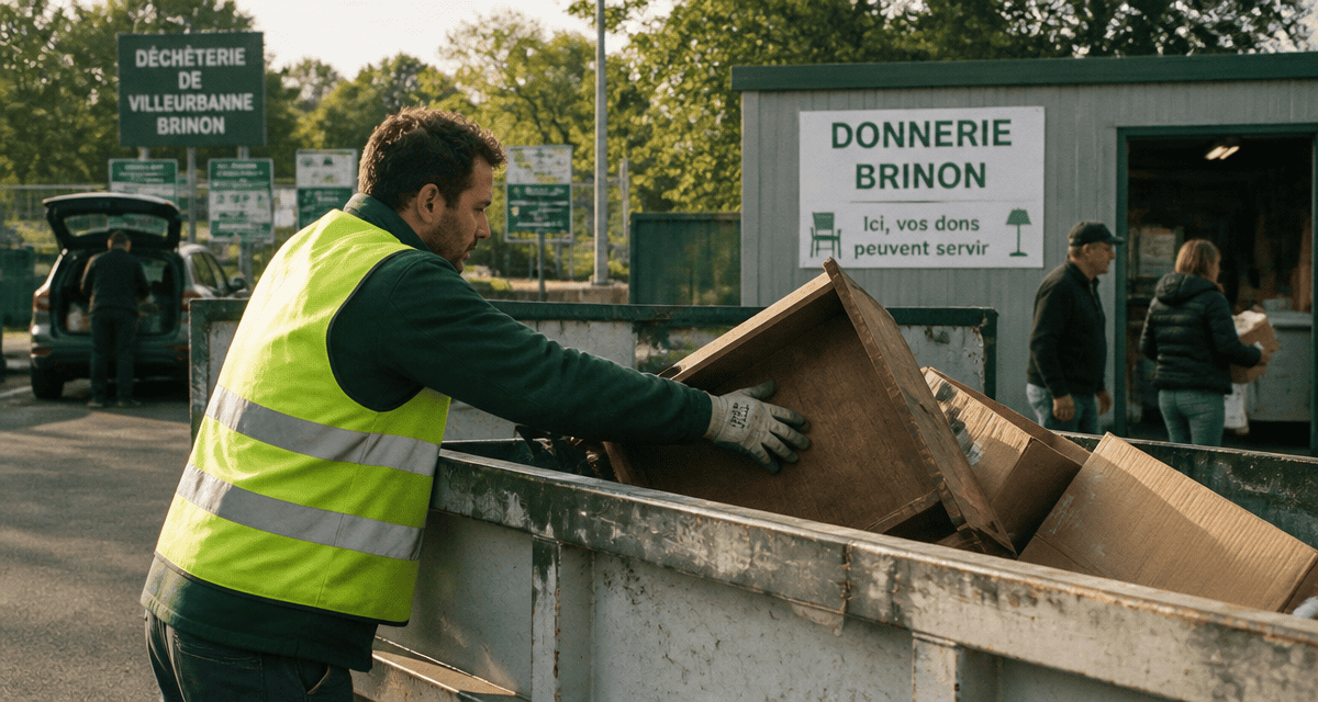 déchèterie de villeurbanne brinon habitant décharge encombrants
