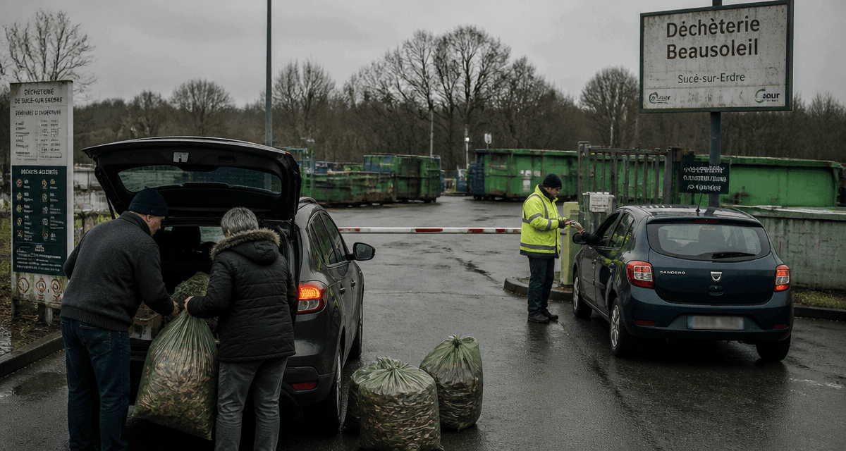 dechetterie suce sur erdre entree habitants