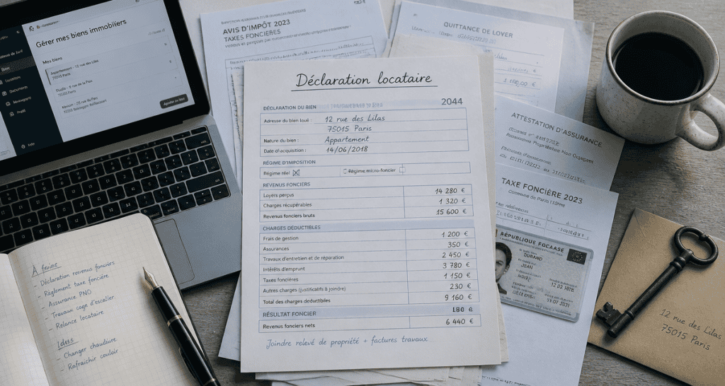 bureau declaration locataire formulaire amende