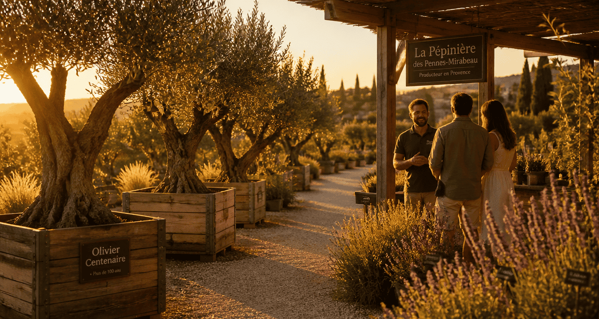 Pepiniere Plan de Campagne oliviers centenaires et conseils experts