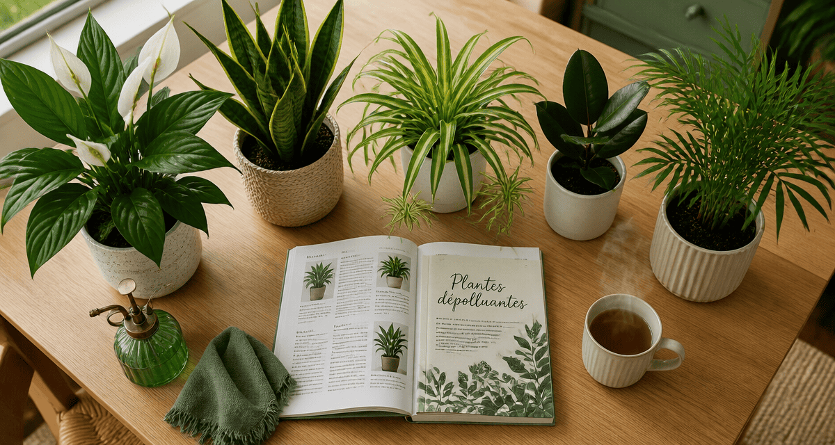 plantes d'interieur depolluante en pots