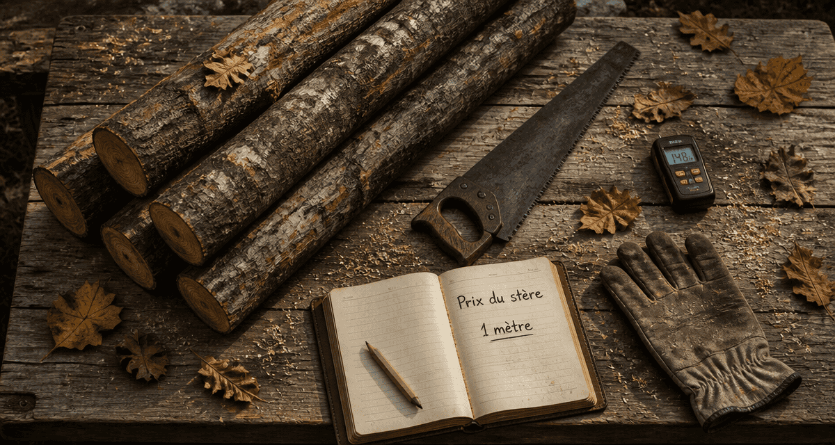 prix d un stere de bois en 1metre bûches et outils