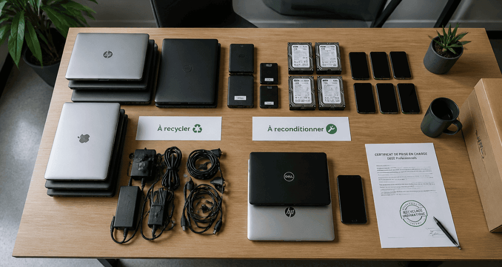 recyclage matériel informatique professionnel en entreprise