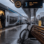 Transport et environnement vélo train bus gare française