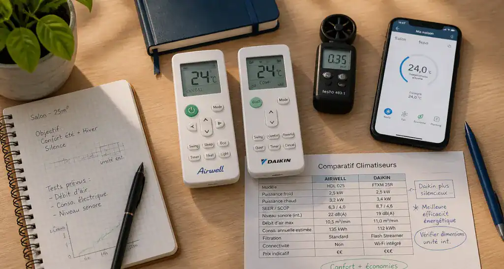 airwell climatiseur avis télécommandes comparées daikin