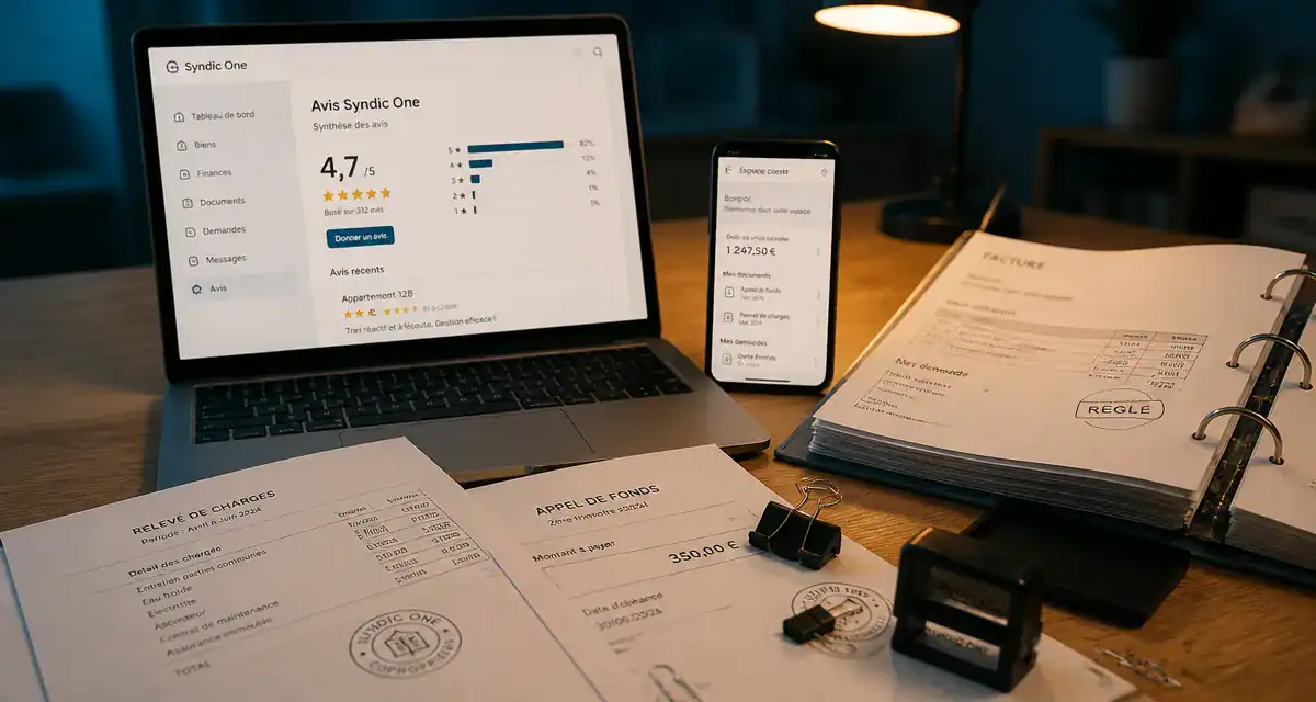 Avis syndic one : réactivité et transparence du syndic en ligne