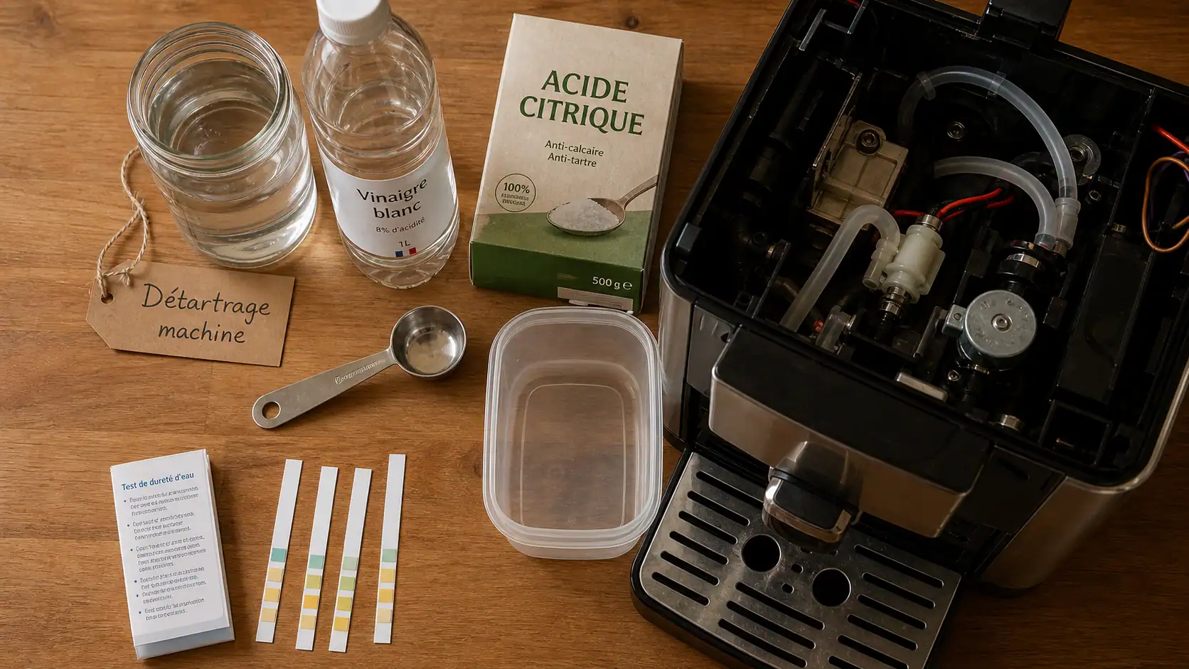 Comment détartrer une machine à café : vinaigre, acide citrique et solution détartrante