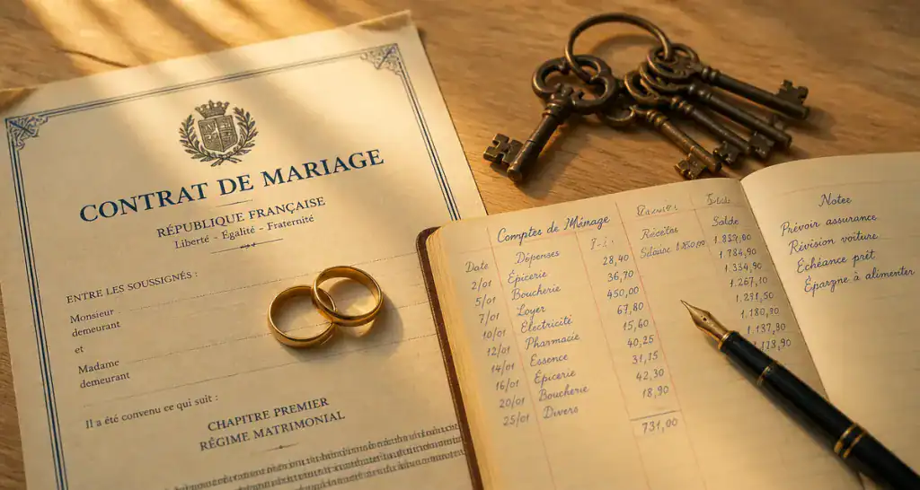 communauté réduite aux acquets contrat mariage alliances