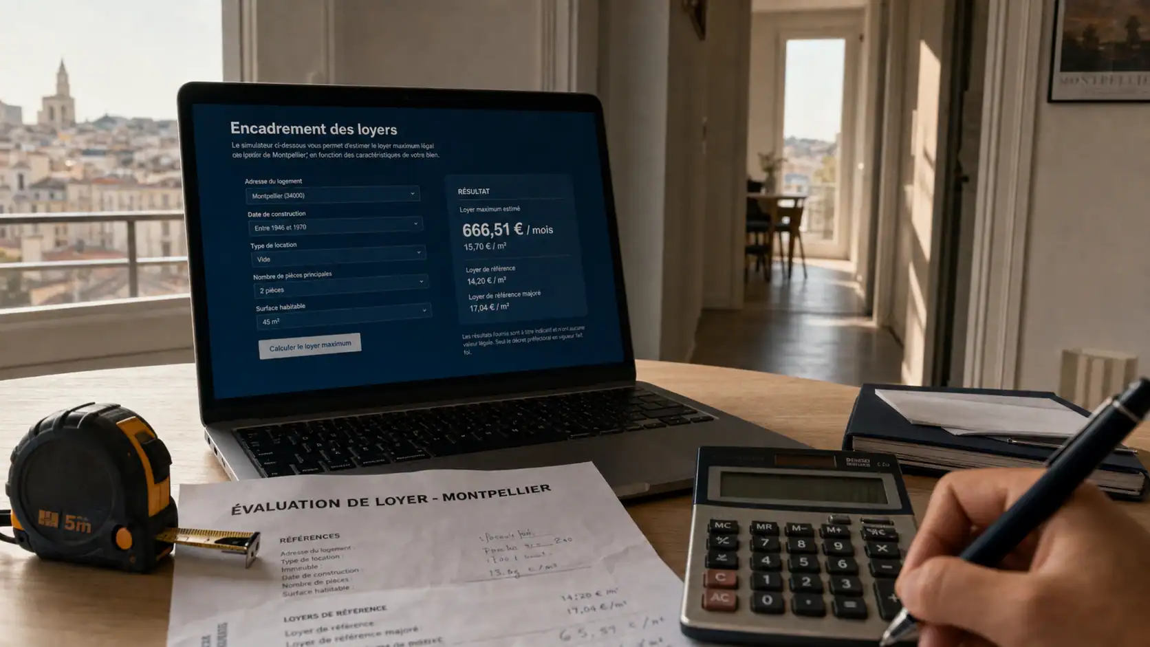 simulateur encadrement loyer montpellier pour calculer le plafond légal