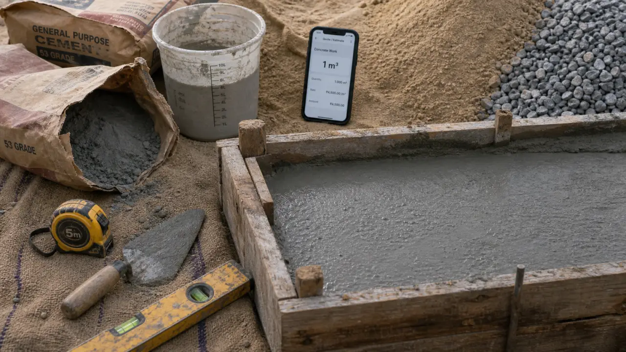 1m3 de beton : dosage et poids, livraison ou bétonnière