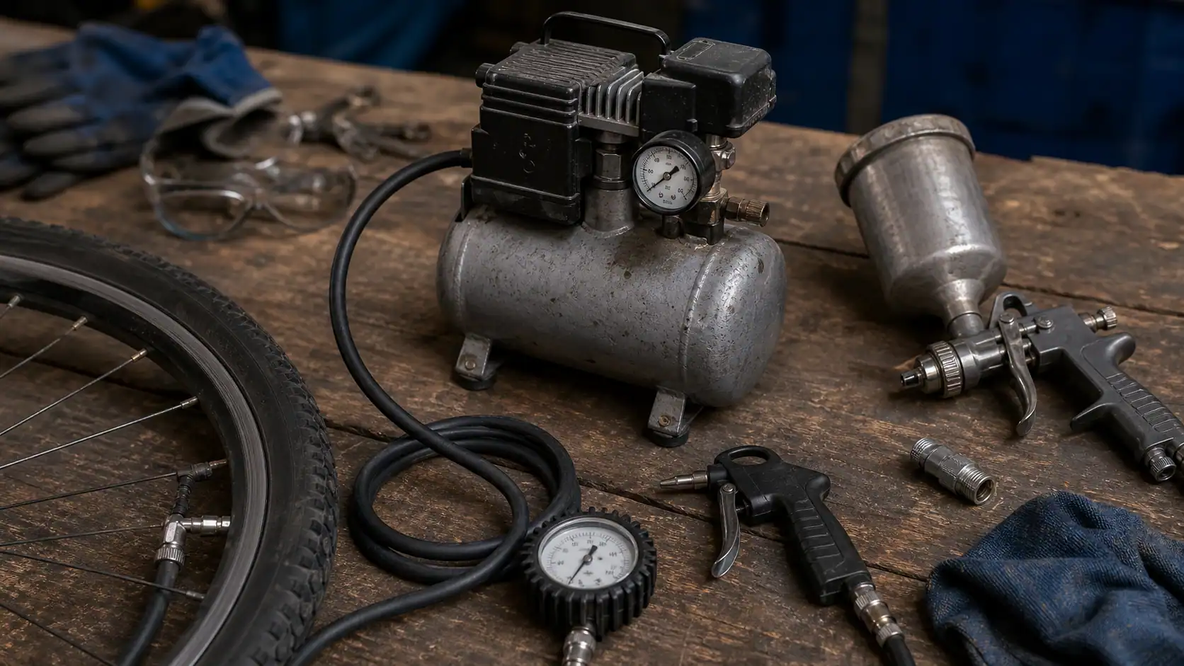 À quoi sert un compresseur : gonflage et outils pneumatiques en atelier