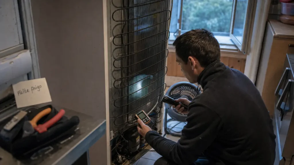 Fuite gaz frigo : que faire avant réparation