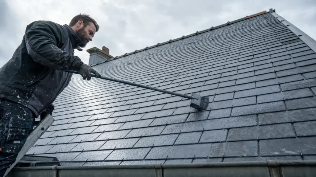 Peinture toiture ardoise : protéger la couverture sans bloquer le support