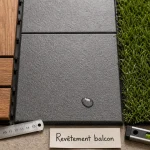 Revetement pour balcon : dalles antidérapantes, WPC et gazon synthétique