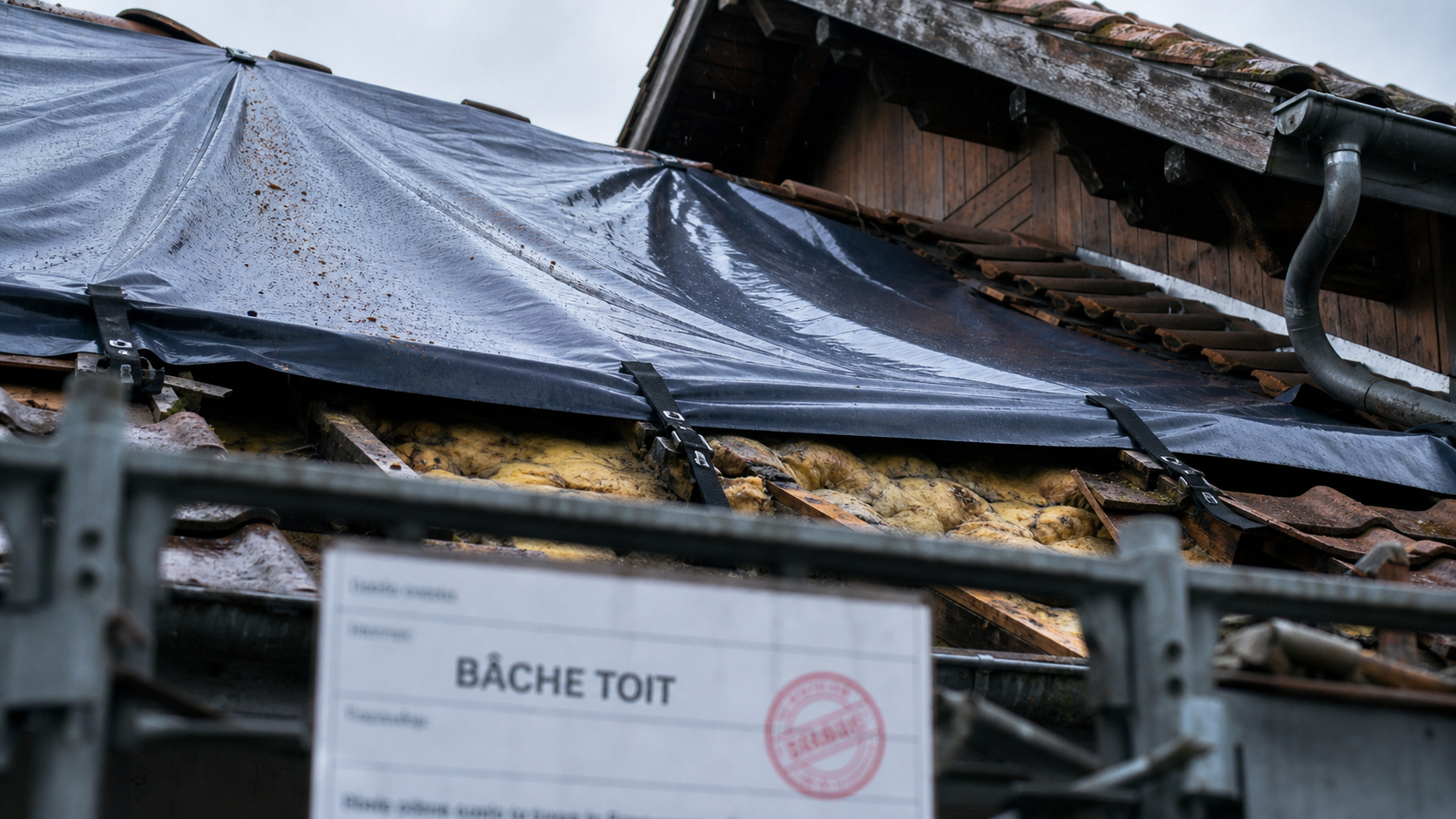 Toiture en bache après fuite : PEHD, PVC ou EPDM