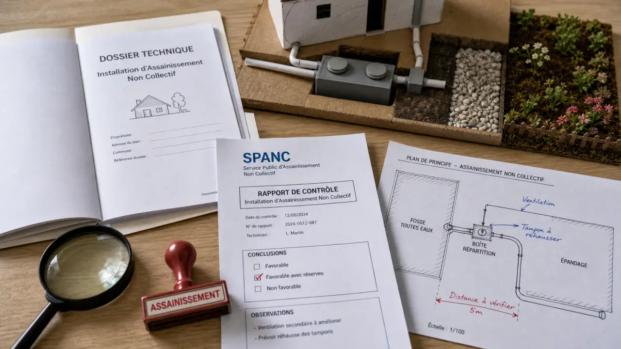 Achat maison assainissement : dossier SPANC et contrôle