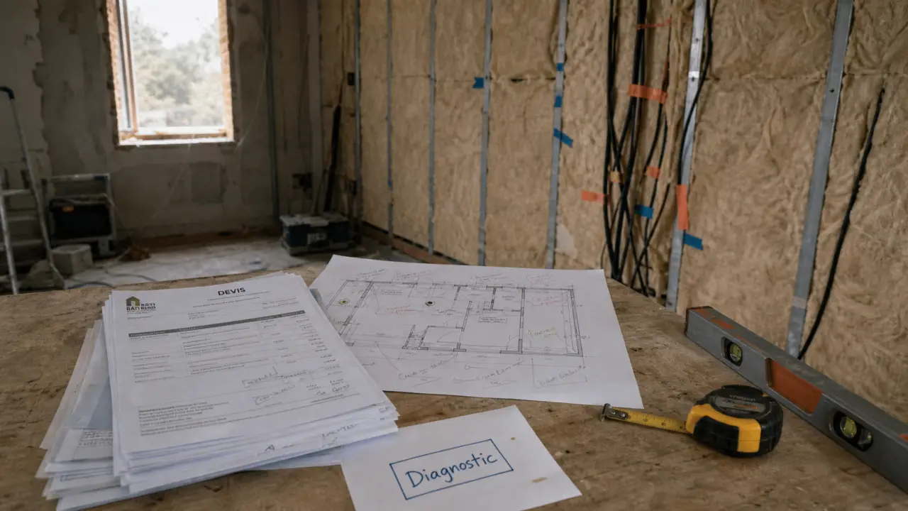 Renover maison : diagnostic, devis et plan d’étage