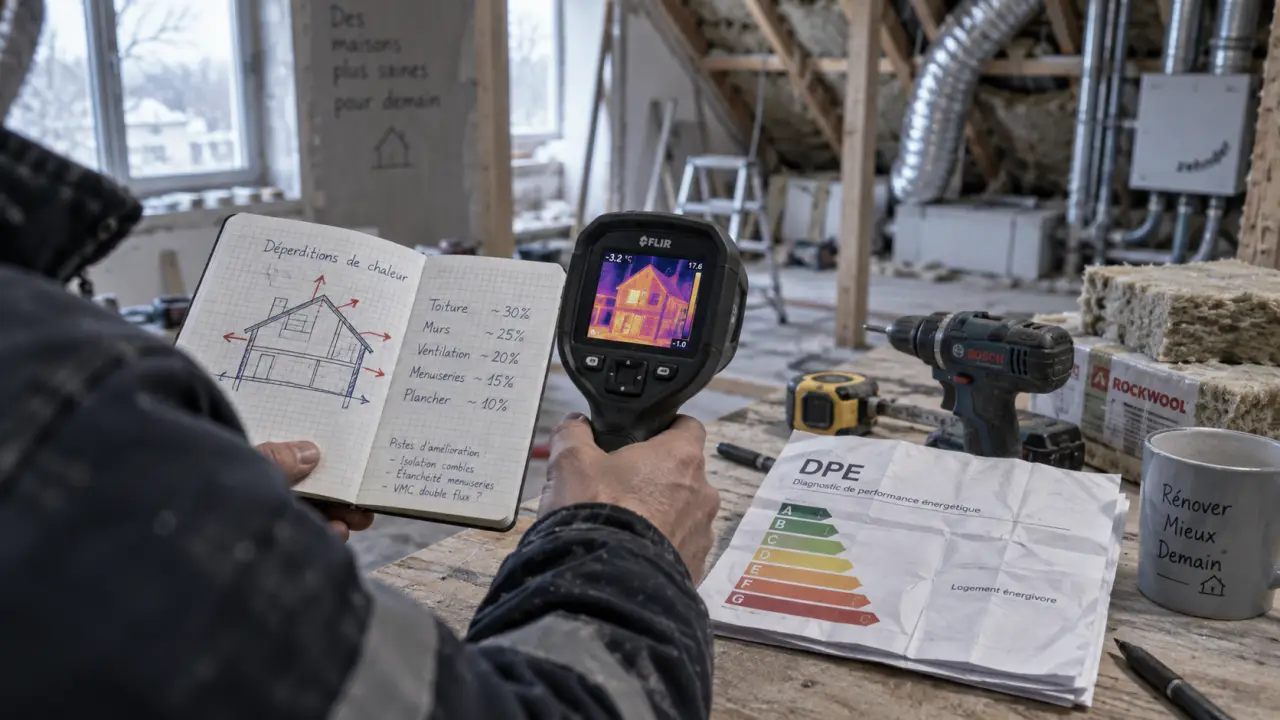 Travaux renovation energetique : isoler avant de changer le chauffage