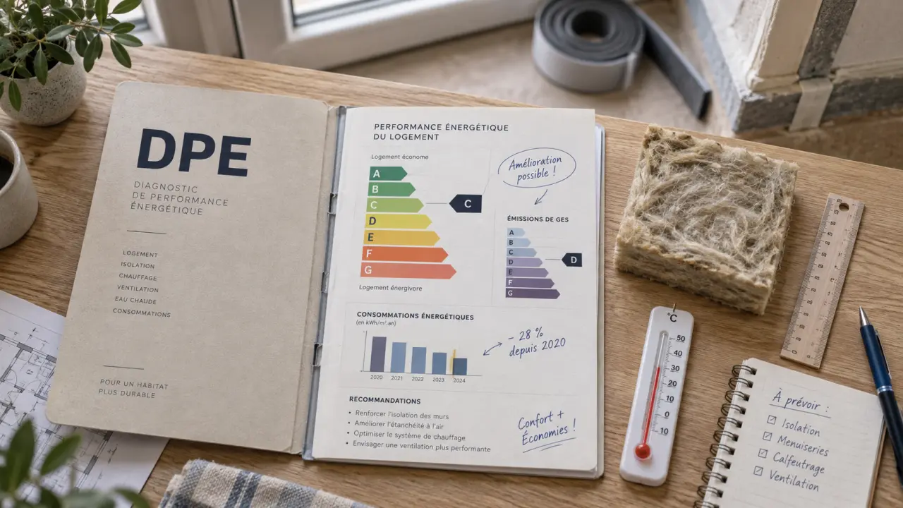 Comment ameliorer dpe : travaux d’isolation avant équipement DPE