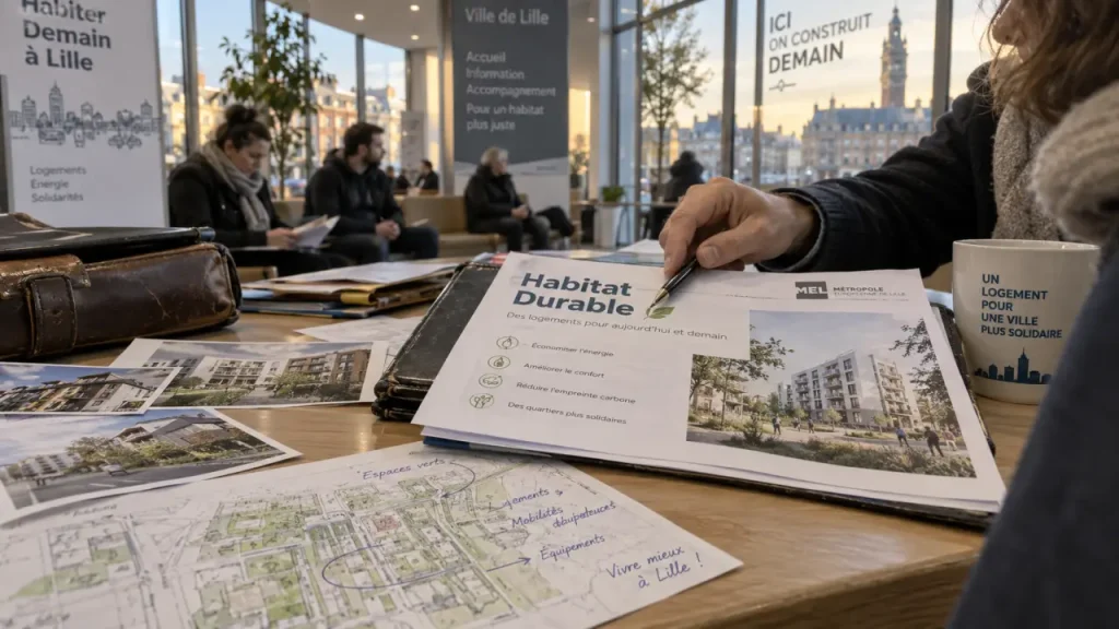 La maison de l’habitat durable à Lille : conseiller aide aux travaux et devis habitat durable