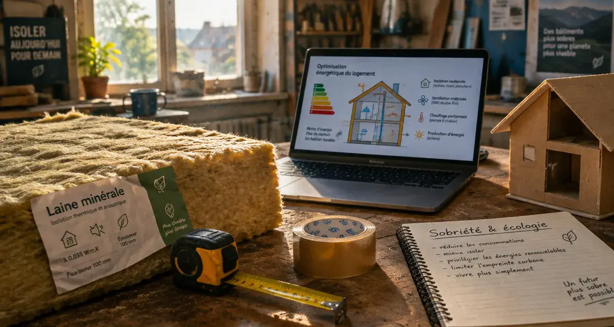 Transition écologique et énergétique : isolation, sobriété et optimisation énergétique dans un atelier